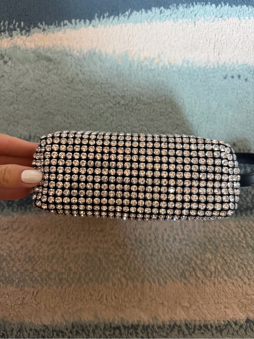 Alexander Wang Medium Rhinestone Pouch - Picture 8 of 9